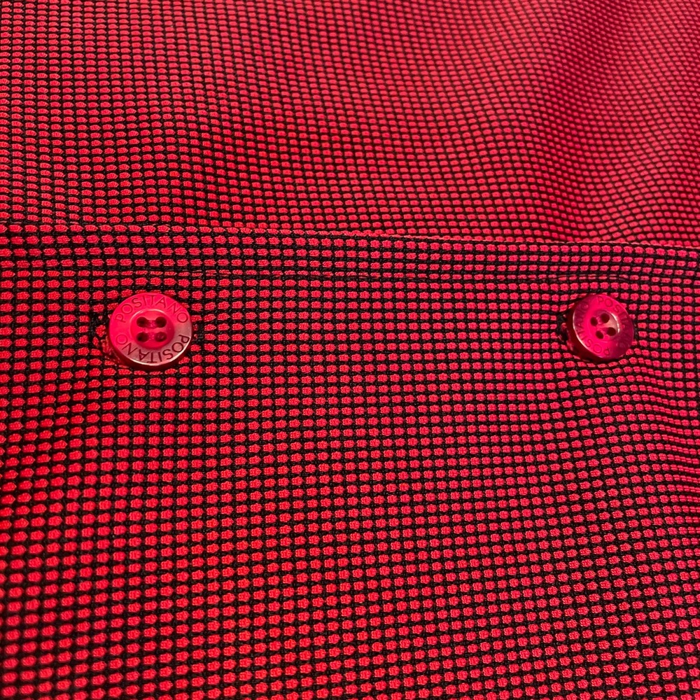 Textured Stretch Bowling Square Cut button down - Picture 2 of 3